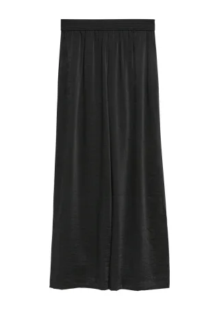 comma - Marlenehose mit weitem Bein schwarz - Gr. - 38
