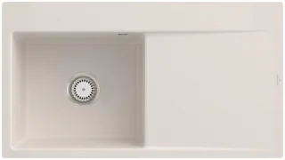 Villeroy & Boch Einbauspüle Subway Style 50 Flat 1000x510mm Ablgarn. IB li Keram. Crema cplus, 33521 33521FKR