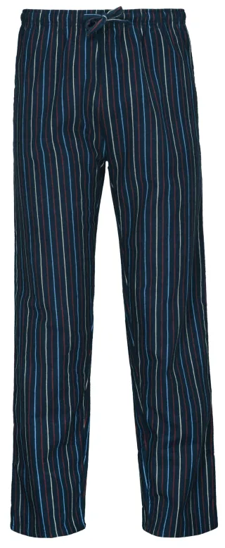 BASEFIELD - He.-Hose Flanell seablue stripe - Gr. - 50