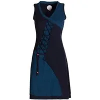 Vishes Sommerkleid Asymmetrisches Damen Sommer Kleid Baumwoll-Keid Shirt-Kleider Hippie, Goa, Elfen Style