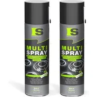 Spraytive 2x 500ml Multi Spray – 5-in-1 Kriechöl Rostlöser Allzweck Kontaktspray Gartengeräte-Pflegespray, Made in Germany