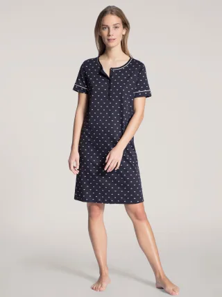 CALIDA - DAMEN Sleepshirt dark lapis blue - Gr. - xs