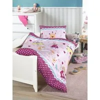 soma Babybettwäsche Bettwäsche 100 x 135 cm Einhorn Prinzessin Pink, 2 teilig, baby bettwäsche babybettwäsche 100x135