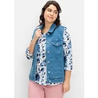 Sieh an! Jerseyweste Jeans-Weste