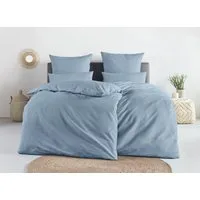 OTTO home Bettwäsche Sari2 in Gr. 135x200 oder 155x220 cm, Seersucker, 2 teilig, aus Baumwolle, uni Bettwäsche in Seersucker Qualität ideal für Sommer