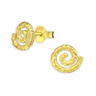 Spiralen Ohrringe aus 925 Silber