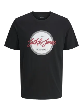 JACK&JONES - JJURBAN TEE SS CREW NECK black - Gr. - L