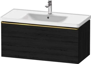 Duravit D-Neo Waschtischunterbau wandhängend Eiche Schwarz Matt 984x452x440 mm - DE4256034160000 DE4256034160000