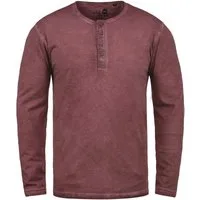 !Solid Rundhalsshirt SDTimur Longsleeve mit Used-Look Waschung