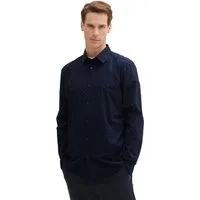 TOM TAILOR Langarmhemd mit Knopfleiste und Stretchanteil