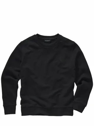 Mey & Edlich Herren Gefährten-Sweatshirt Schwarz 100 % Baumwolle