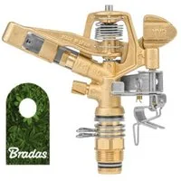 Bradas Regner Messing Impuls Regner 360° AG 3/4" 35m