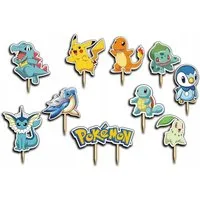 Festivalartikel Tortenstecker Pokemon Topper Set 10 Stk Geburstag Torten Deko Kuchen Junge