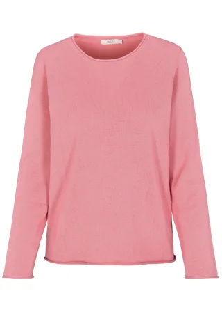 CLARINA - Rdh.-Pullover, 1/1 Arm, uni punch - Gr. - 40