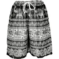 Guru-Shop Hose & Shorts Leichte Shorts, kurze Unisex Hose mit.. alternative Bekleidung