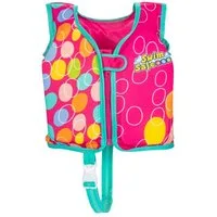 BURI Schwimmweste Kinder Schwimmweste 11-19kg S/M Schwimmhilfe Auftriebhilfe pink grün