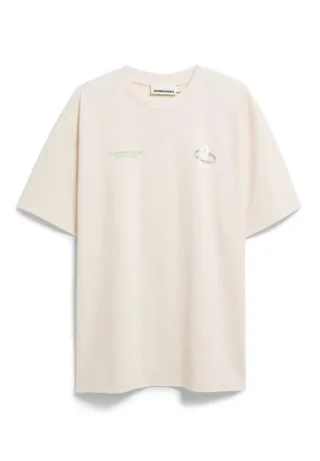 Armedangels - T-Shirt - Maarkos beige - Gr. - M