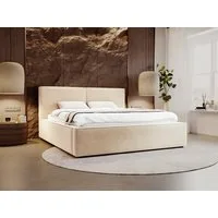 Compleo Polsterbett SANTO Metallrahmen, Bettkasten, ohne Matratze, (Kostenlose Lieferung! TOP ANGEBOT), Cordstoff oder Samtstoff