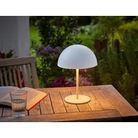 Northpoint LED Tischleuchte LED Metall Tischlampe Akku USB-C Touchschalter Outdoor