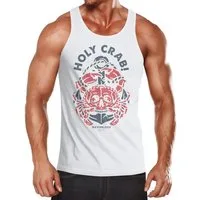 Neverless Tanktop Herren Tank-Top Skull Crab Anker maritimes Motiv witzig Muskelshirt Muscle Shirt Neverless® mit Print