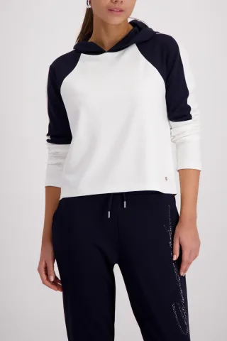 monari - Colorblock Sweatshirt marine - Gr. - 44