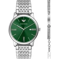 Emporio Armani Quarzuhr Emporio Armani Herren-Uhren-Sets Analog Quarz