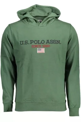 Fleece-Hoodie Grün