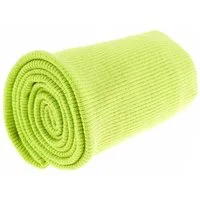 maDDma Stoff 16x80cm Strickbündchen elastisch, gerippt, neongelb