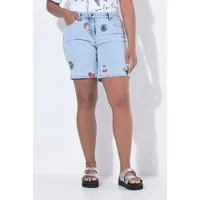 Angel of Style Regular-fit-Jeans Jeans-Shorts Früchte-Stickerei 5-Pocket