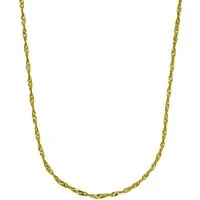 Fascination by Ellen K. Collierkettchen Gold 333 Singapurkette 45cm