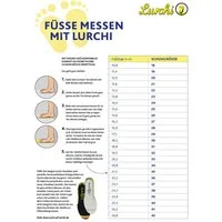 Lurchi Bibu Barefoot Barfußschuh Klettschuh, Hausschuh mit Label, Größenschablone zum Download