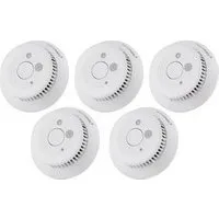 Homematic IP Funk-Rauchwarnmelder mit Q-Label 5er Set Rauchmelder