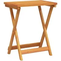 vidaXL Gartentisch Gartentisch Klappbar 50x36x60 cm Massivholz (1-St)