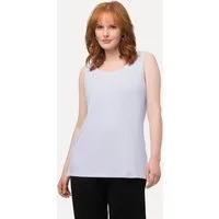 Ulla Popken Longtop Top Stretch Seitenschlitze Crêpe-Qualität