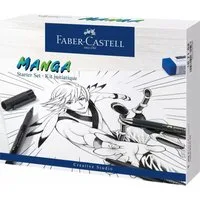 Faber-Castell Kreativset Manga Starter Set, (Manga-Zeichen-Set, 9-tlg., Komplett-Set), für Einsteiger