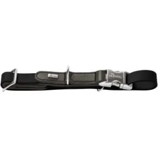 Dog Sport HUNTER Hundehalsung wolmar biothane x leder alu strong blau M