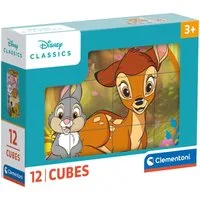 Clementoni® Würfelpuzzle Disney Classics, 12 Puzzleteile, Made in Europe