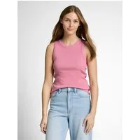 TOM TAILOR Denim Rundhalsshirt ohne Ärmel