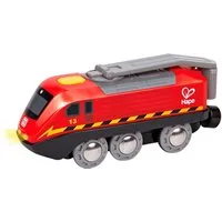 Hape Spielzeug-Eisenbahn Aufladbare Lok
