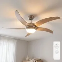 V-TAC Deckenventilator, Deckenventilator mit Beleuchtung Sommer Winter Deckenventilator