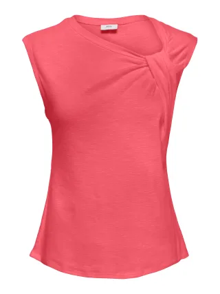 JDY - JDYAMY S/L KNOT TOP JRS Calypso Coral - Gr. - S