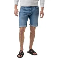 Pierre Cardin Jeansshorts Pierre Cardin Herren Bermuda Shorts - light blue (1-tlg)