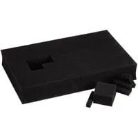 Systemkoffer Rasterschaumstoff, Einlage schwarz, für E-Case S-C, E-Case S-F