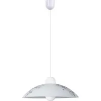 Rabalux Pendelleuchte "Bloomy" Kunststoff, weiß, rund, E27, ø300mm