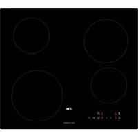 AEG Induktions-Kochfeld 5000 IB6420ACB, rahmenloses Design, vier Kochzonen mit unterschiedlichen Durchmessern