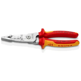 KNIPEX Multifunktions-Elektrikerzange metrisches Modell 200 mm - 1376200ME