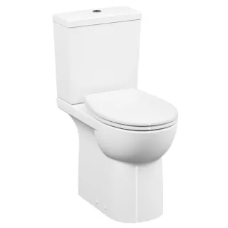 VitrA Conforma Stand-Tiefspül-WC 5817B003-0087 35,5x65x46cm, 3/6 Liter, plus 6cm, weiß, ohne Bidetfunktion
