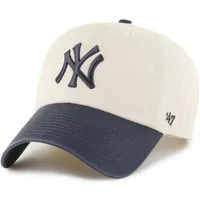 '47 Brand Baseball Cap New York Yankees '47 MLB Two Tone Clean Up Cap Beige Marineblau (1-St)