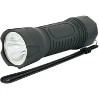 COFI 1453 LED Taschenlampe LED COB Taschenlampe mit Batterie spritzwassergeschützt schwarz