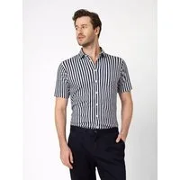DESOTO Kurzarmhemd Casual Kent 1/2 Jerseyhemd, slim fit, Kentkragen, bügelfrei